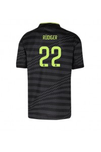 Fotbalové Dres Real Madrid Antonio Rudiger #22 Třetí Oblečení 2022-23 Krátký Rukáv